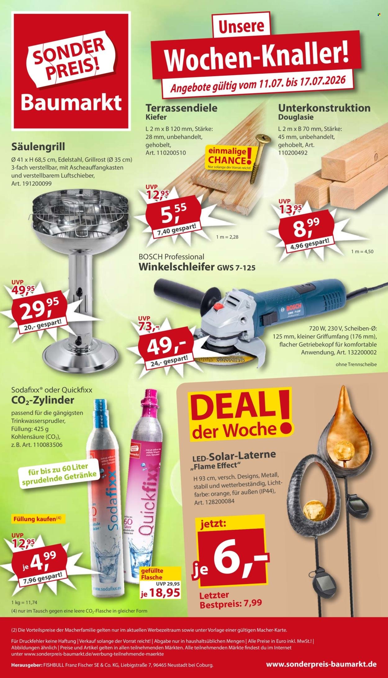 SONDERPREIS-BAUMARKT Prospekt - Ab Samstag 11.07.2026