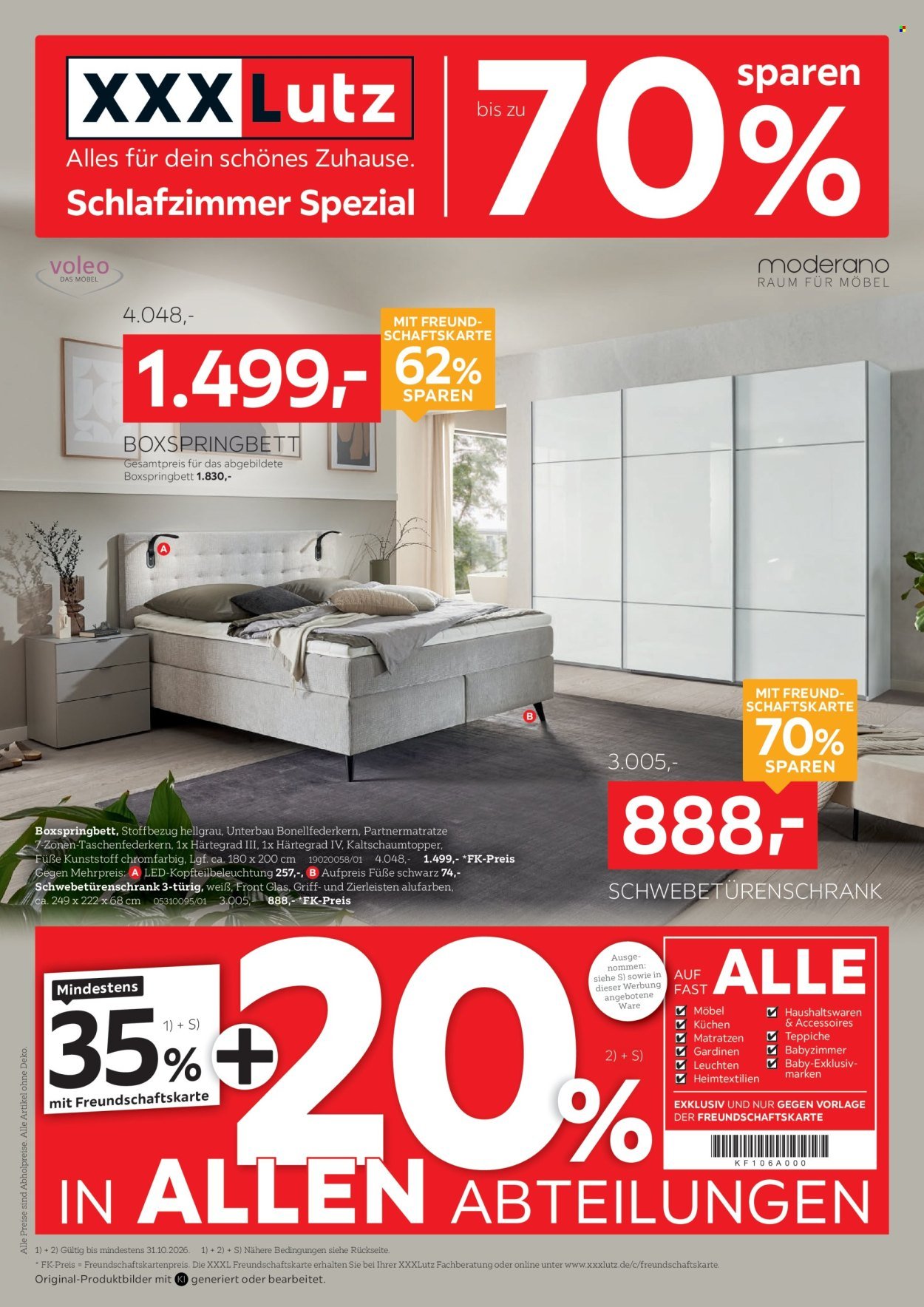 XXXLUTZ Prospekt - Schlafzimmer Spezial