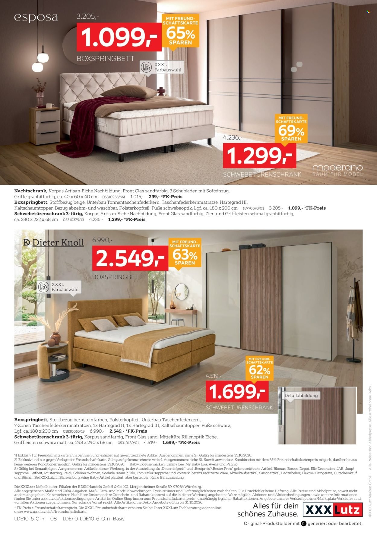 XXXLUTZ Prospekt - Schlafzimmer Spezial