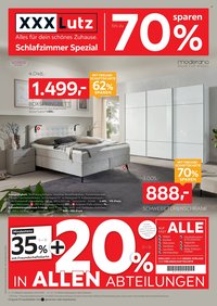 XXXLUTZ Prospekt - Schlafzimmer Spezial