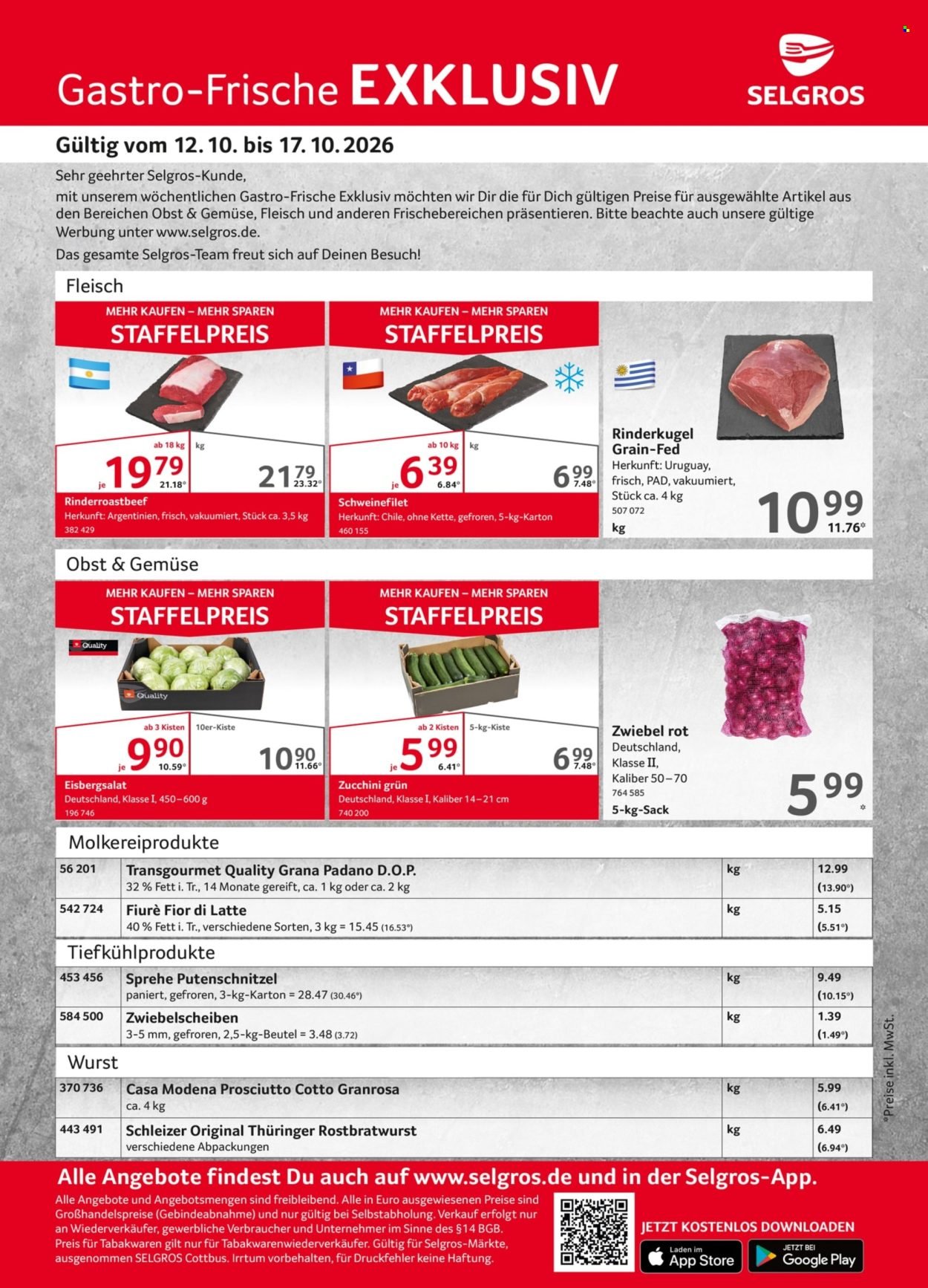 SELGROS Prospekt - Gastro Angebote