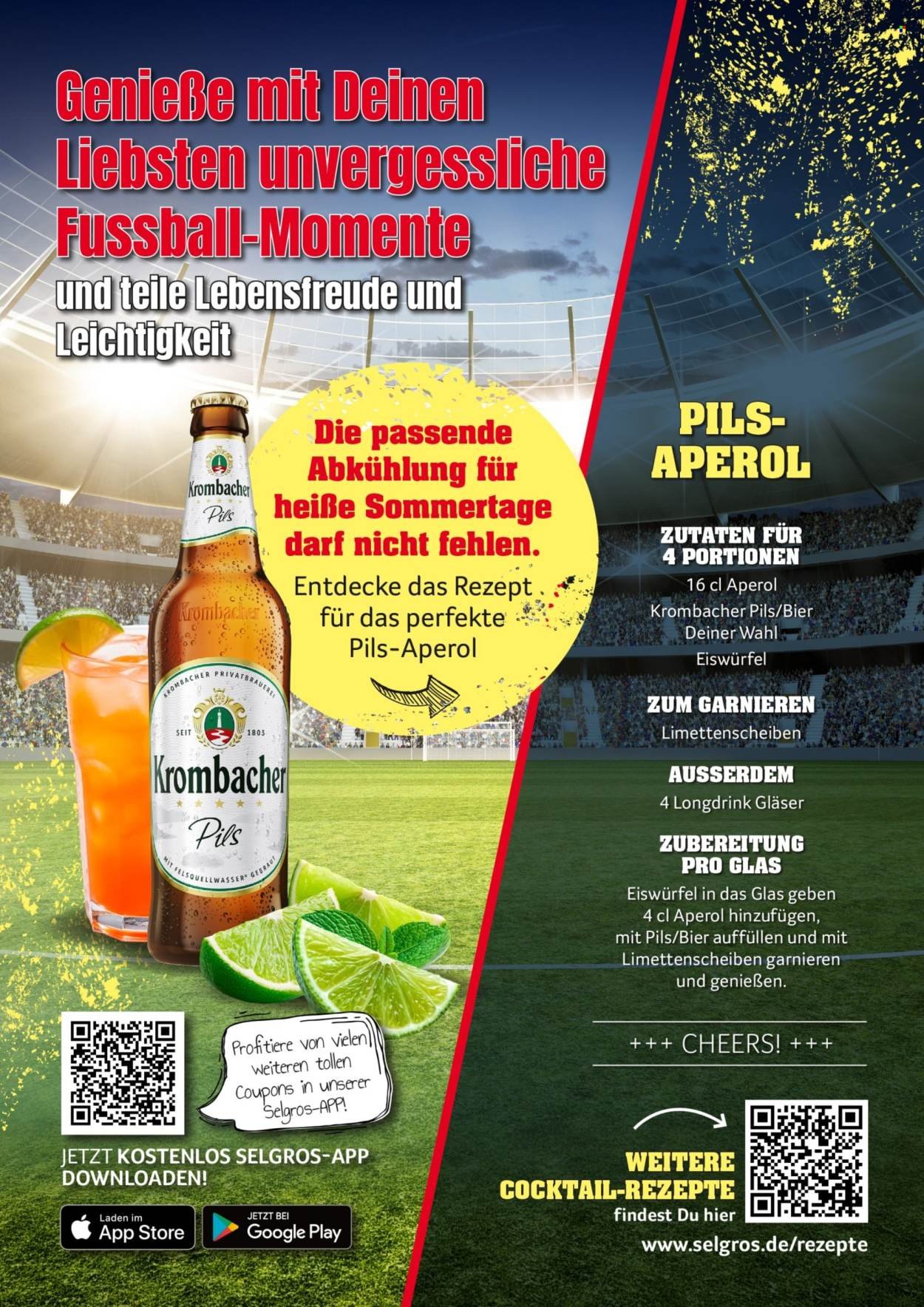 SELGROS Prospekt - Fußball Countdown