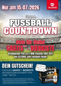 SELGROS Prospekt - Fußball Countdown