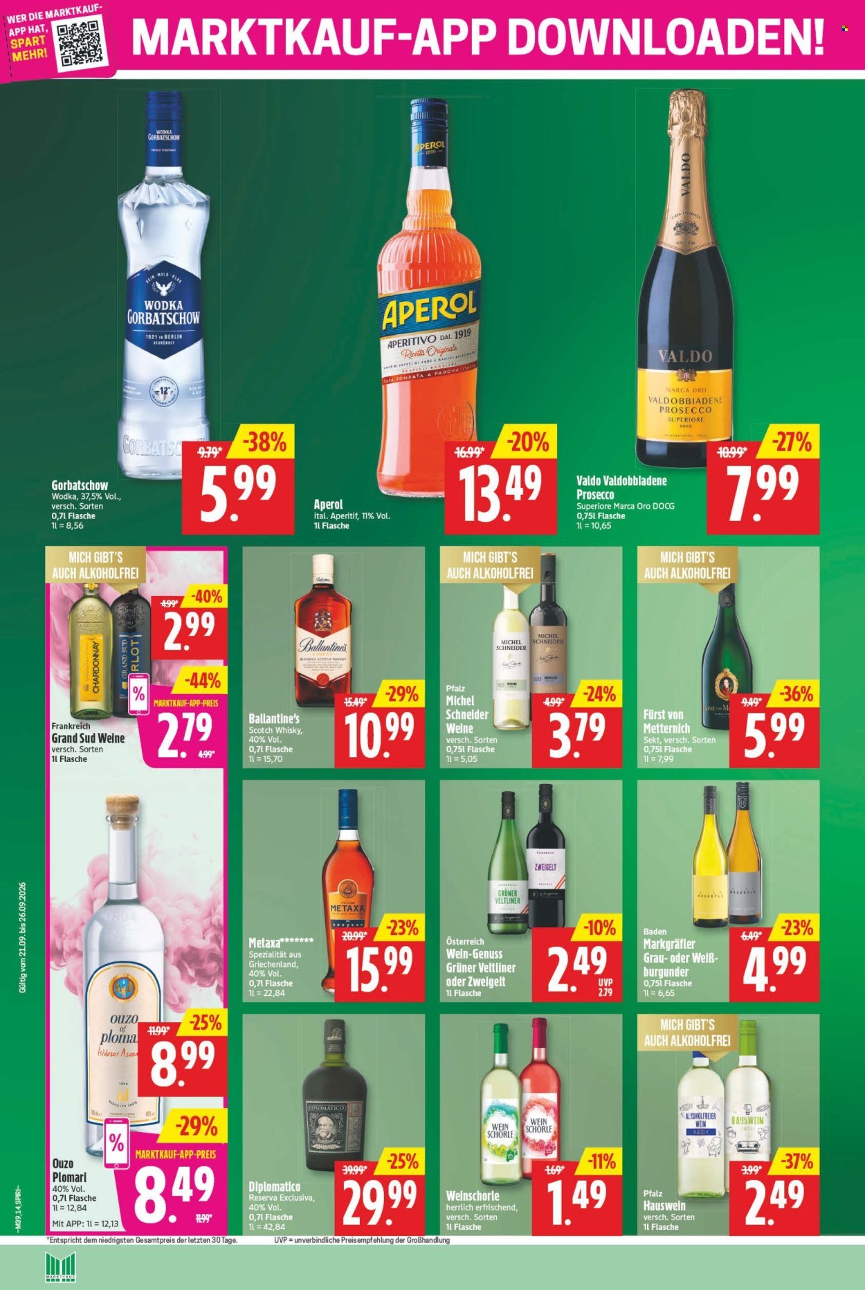 MARKTKAUF Prospekt - Ab Montag 21.09.2026
