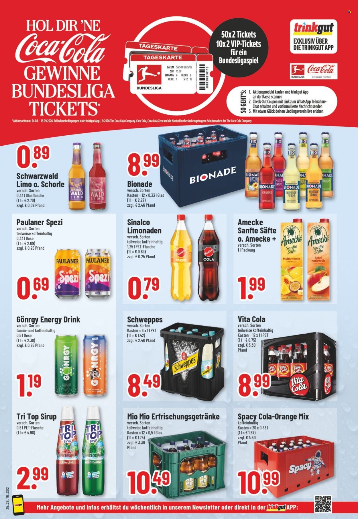 TRINKGUT Prospekt - Ab Montag 24.08.2026