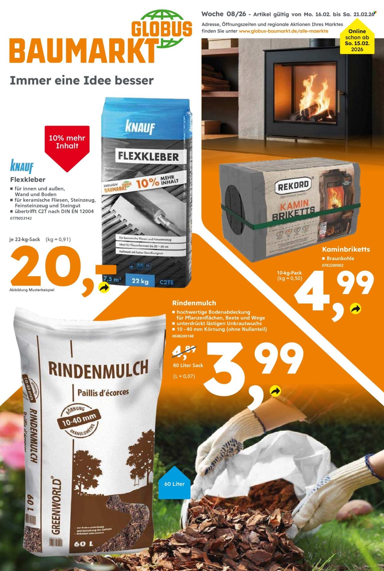 GLOBUS BAUMARKT Prospekt - Ab Montag 16.02.2026