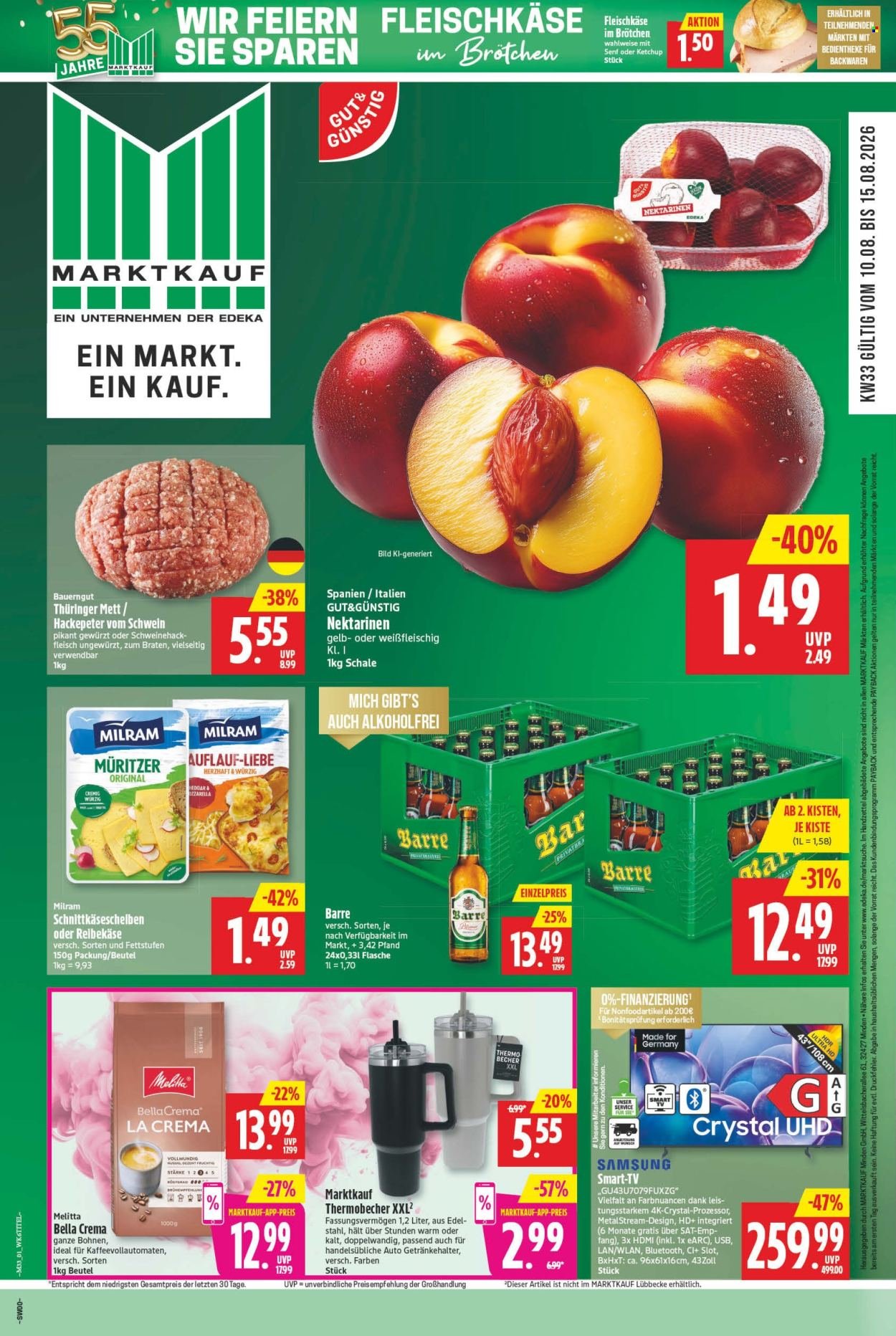 MARKTKAUF Prospekt - Ab Montag 10.08.2026