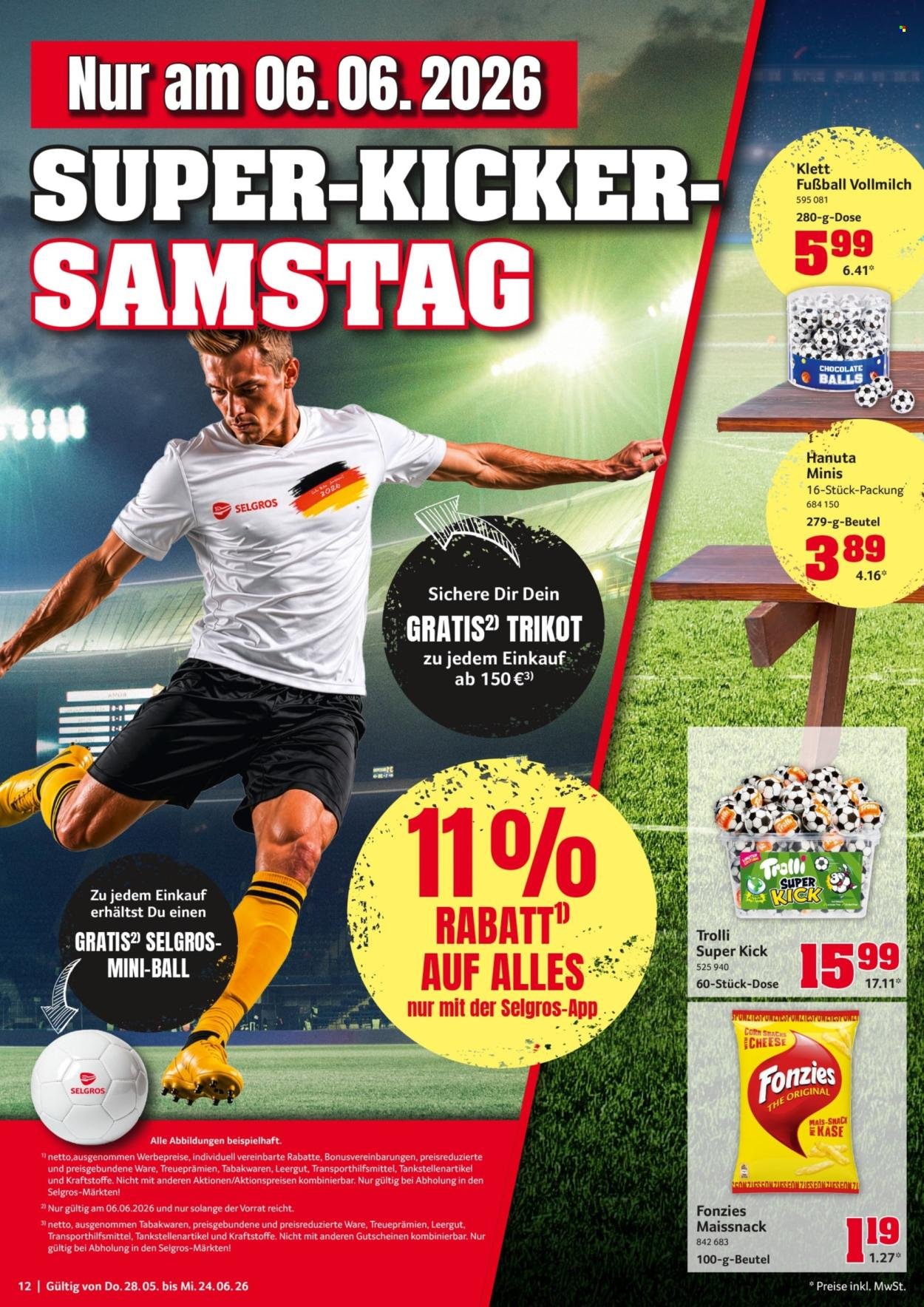 SELGROS Prospekt - Fussball Sommer