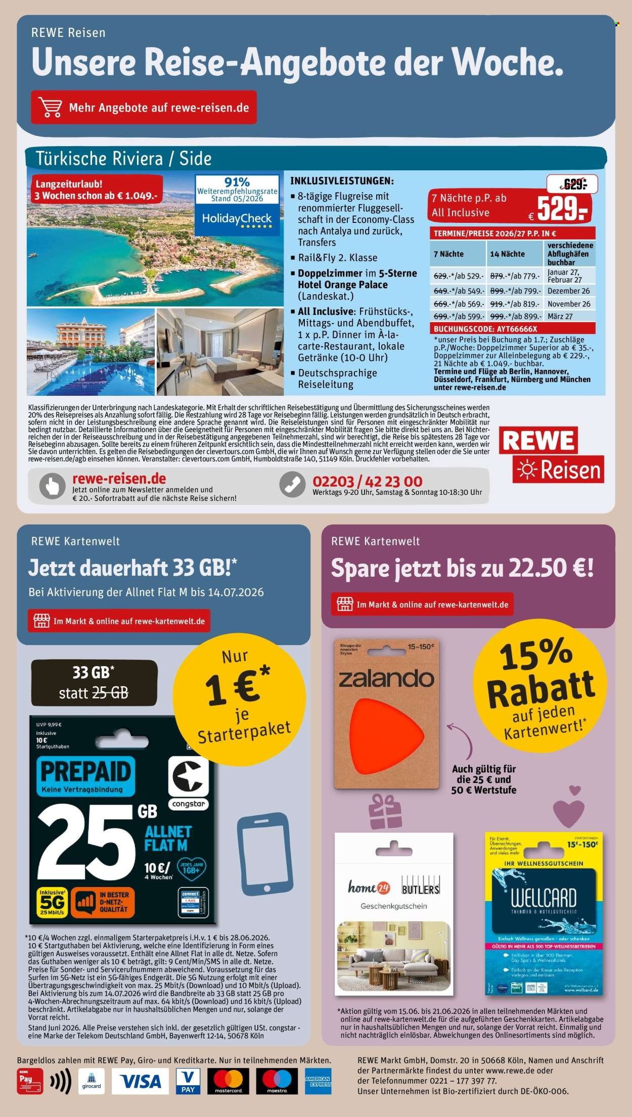 REWE Prospekt - Ab Montag 15.06.2026