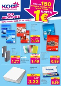 KODI Prospekt - Ab Montag 24.08.2026