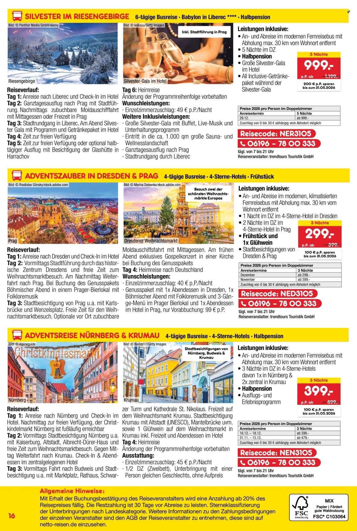NETTO MARKEN-DISCOUNT Prospekt - Reise-Angebote