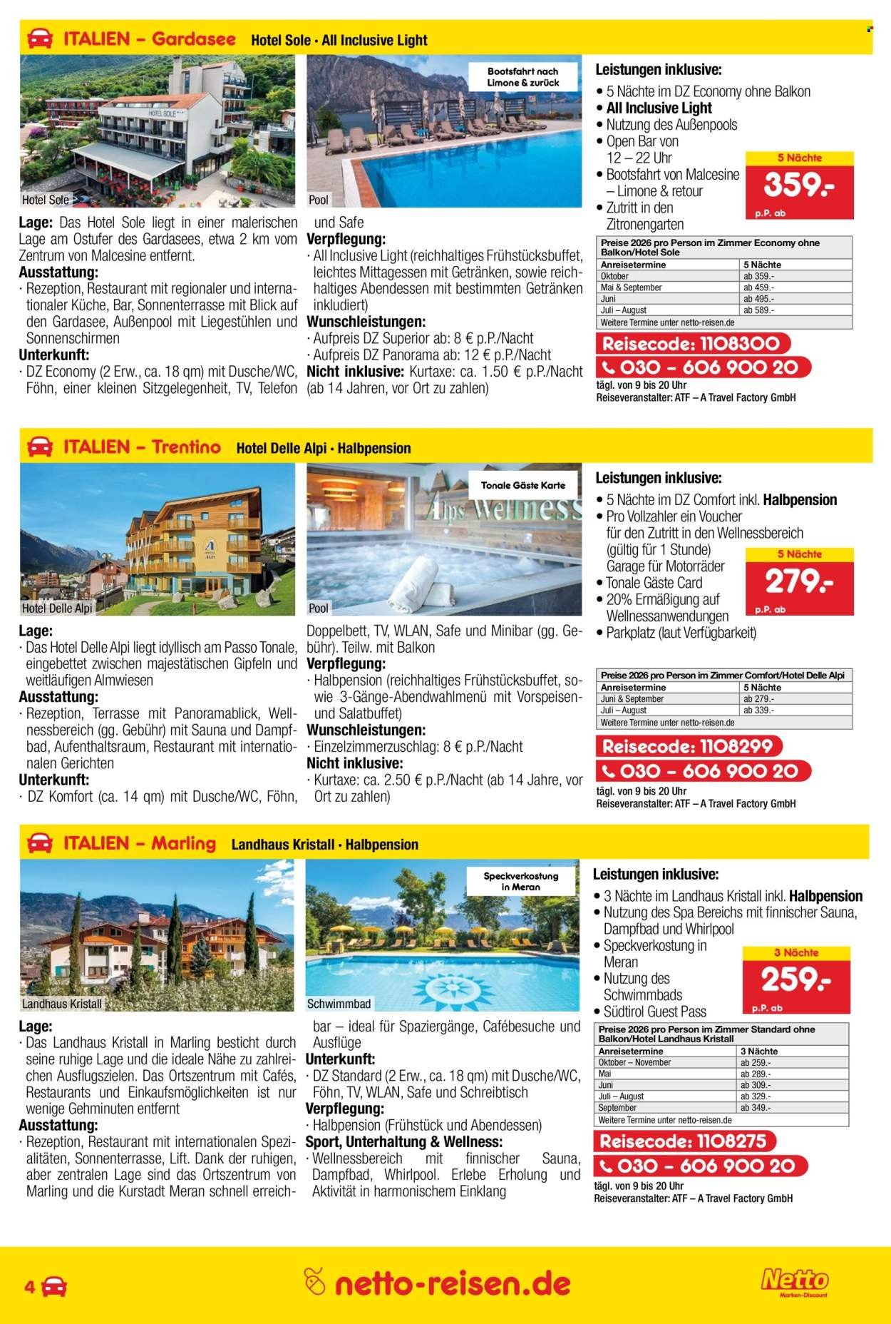 NETTO MARKEN-DISCOUNT Prospekt - Reise-Angebote (2026-04-30 - 2026-05-31)