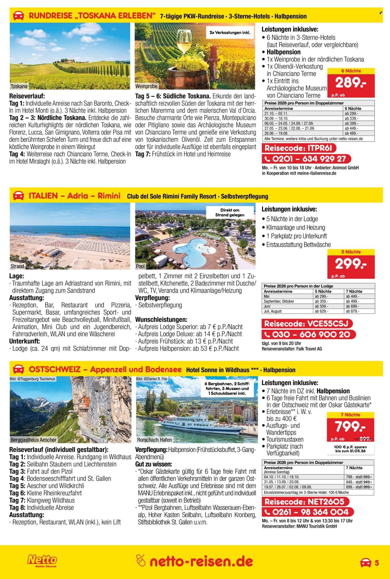NETTO MARKEN-DISCOUNT Prospekt - Reise-Angebote (2026-04-30 - 2026-05-31)