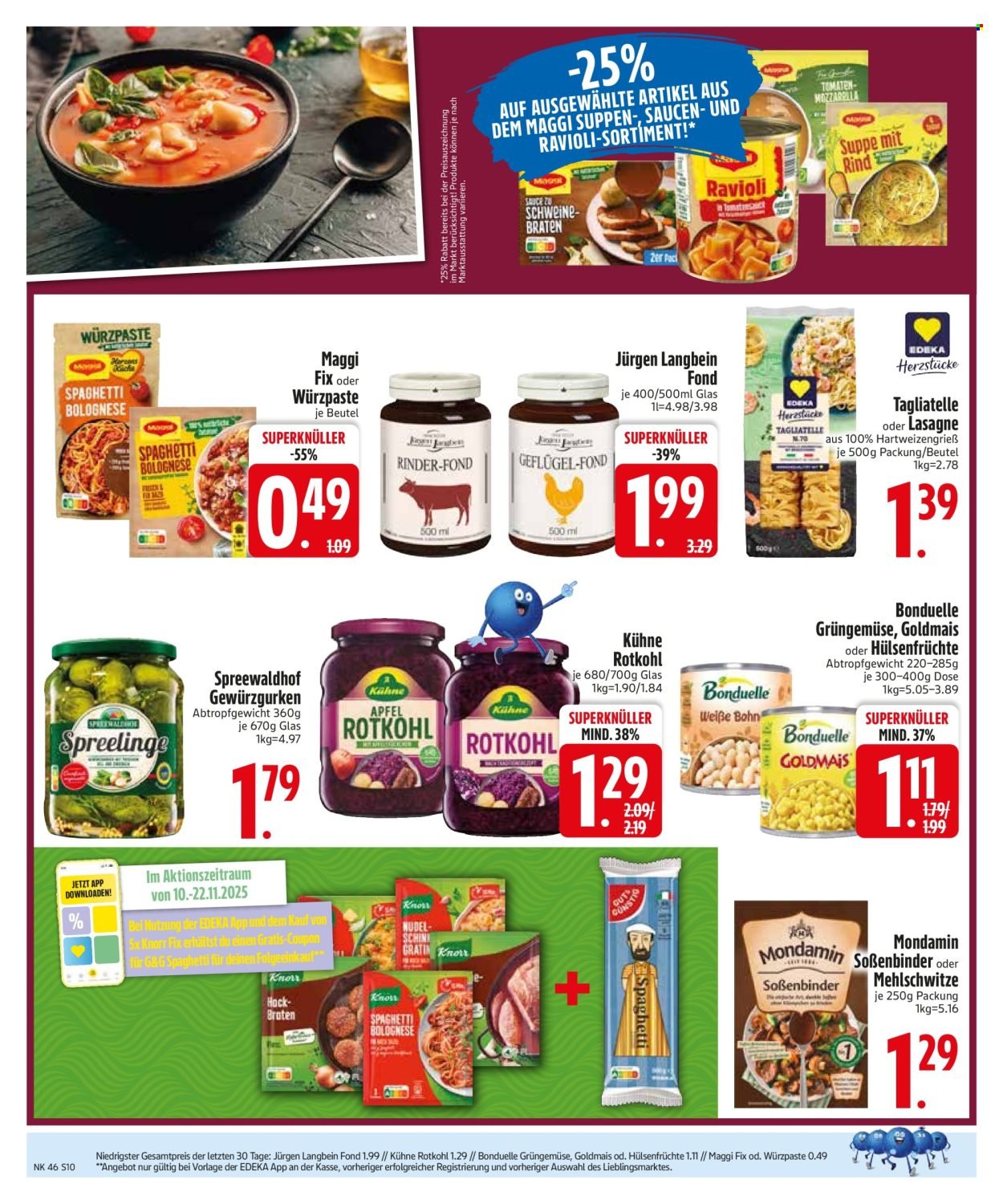 EDEKA Prospekt - Ab Montag 10.11.2025