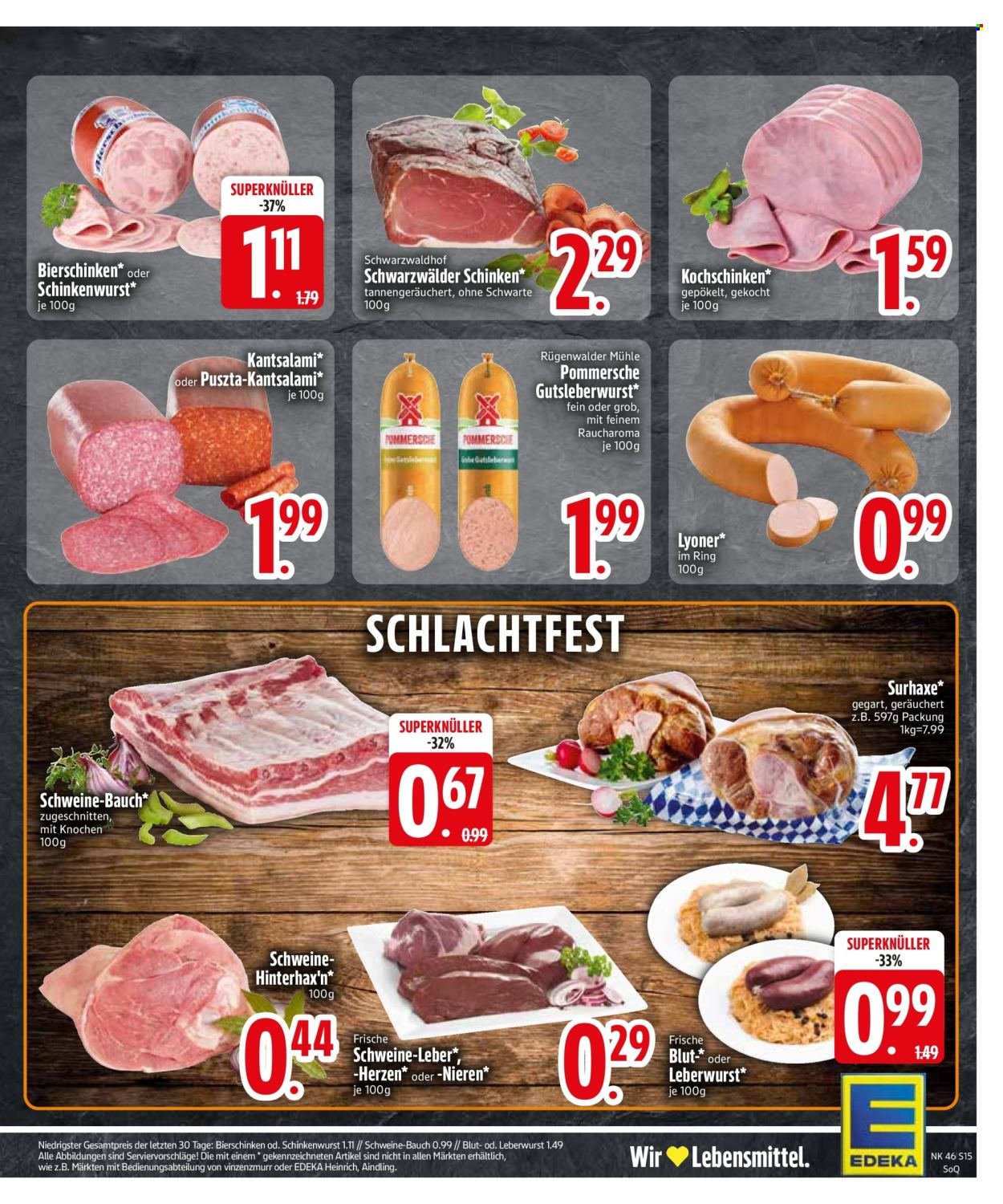 EDEKA Prospekt - Ab Montag 10.11.2025