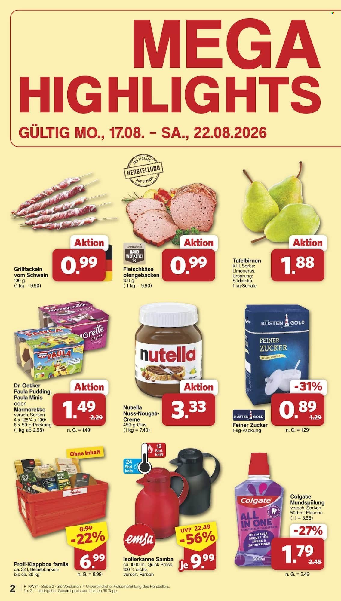 FAMILA Prospekt - Ab Montag 17.08.2026