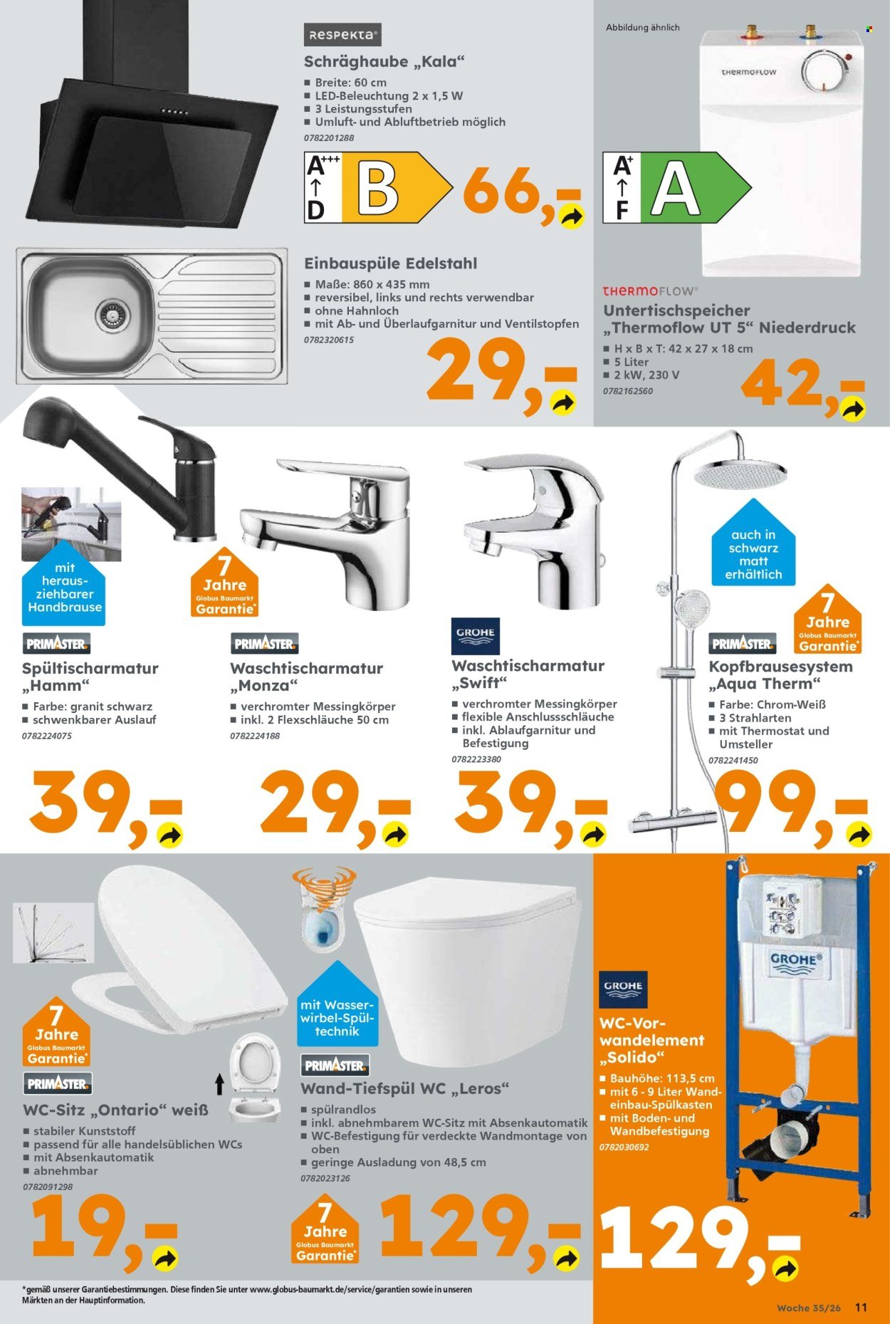GLOBUS BAUMARKT Prospekt - Ab Montag 24.08.2026