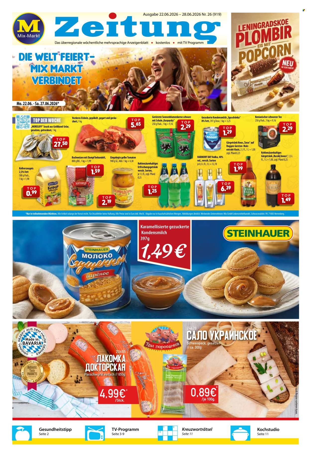 MIX MARKT Prospekt - Ab Montag 22.06.2026