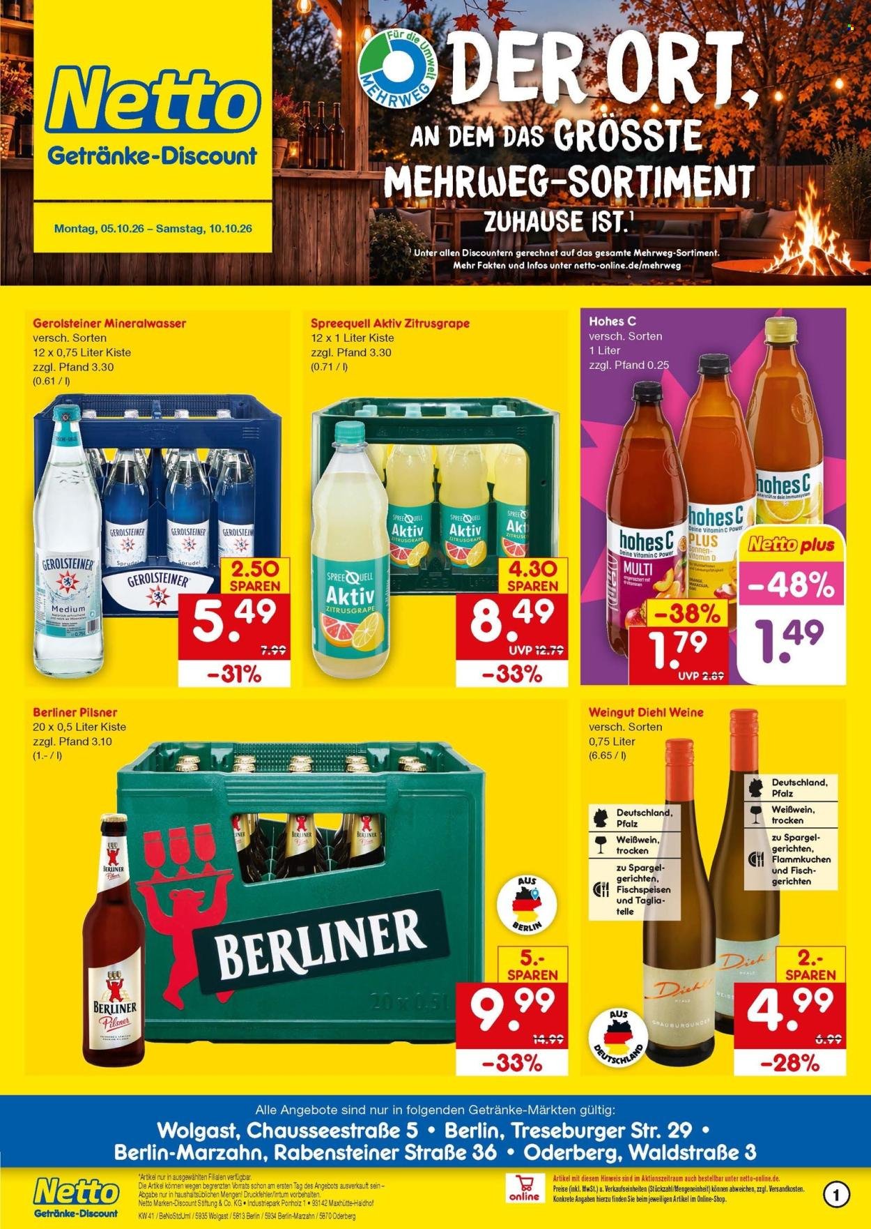 NETTO MARKEN-DISCOUNT Prospekt - Getränkemarkt in deiner Nähe
