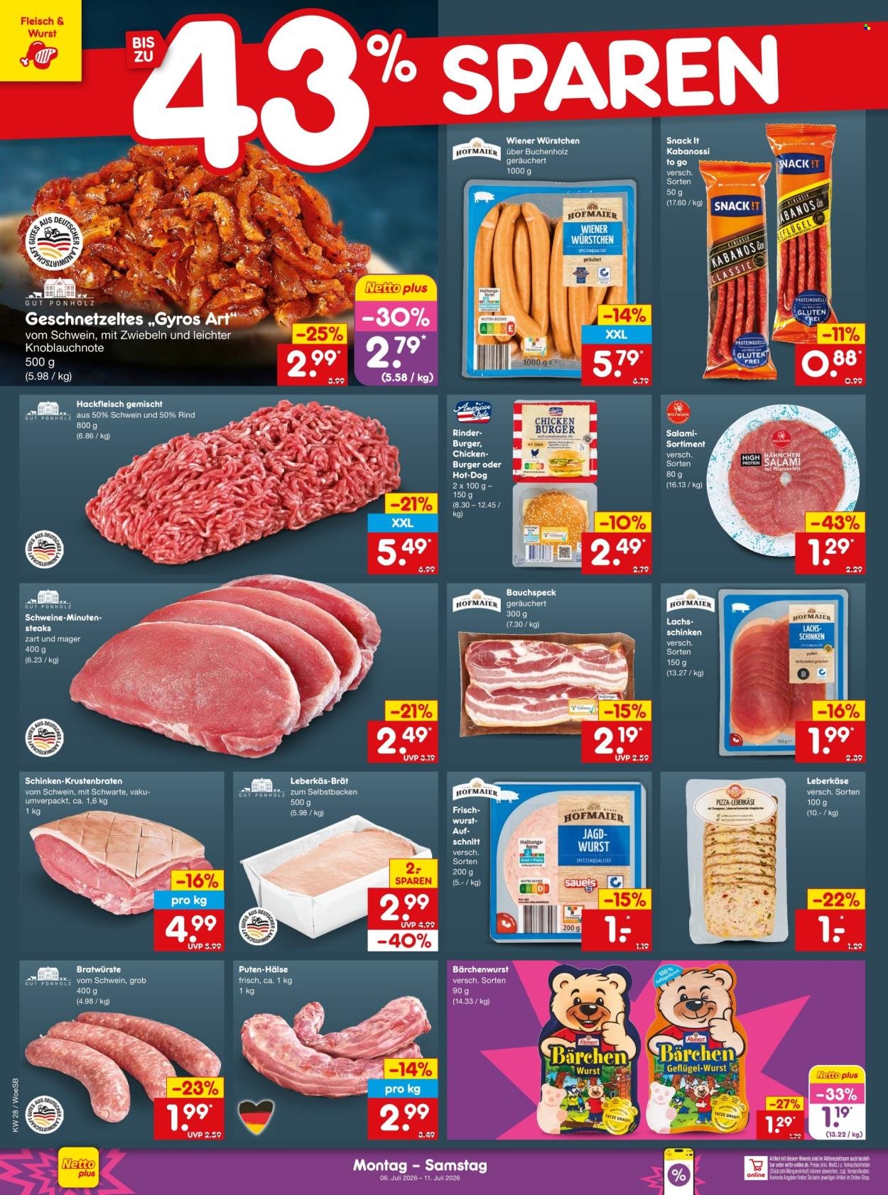 NETTO MARKEN-DISCOUNT Prospekt - Ab Montag 6.07.2026