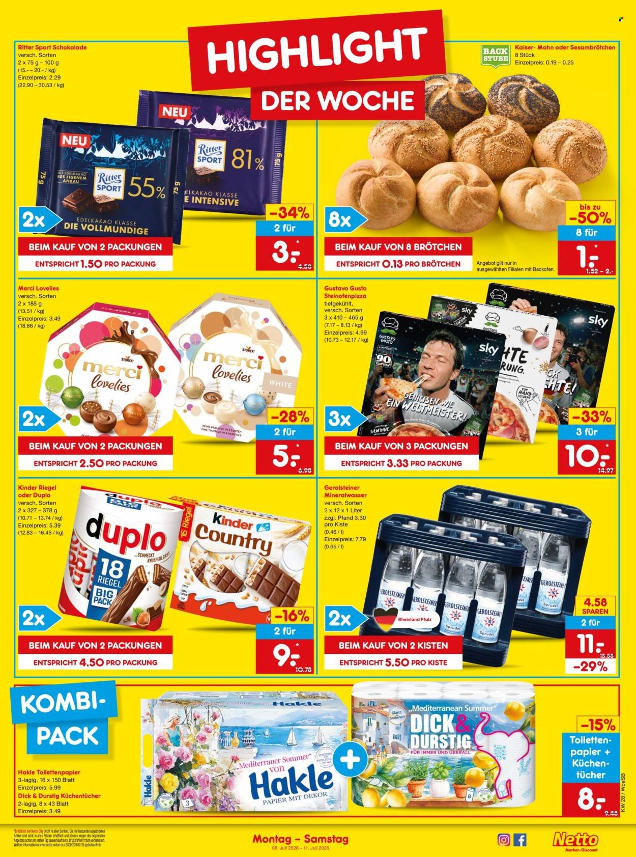 NETTO MARKEN-DISCOUNT Prospekt - Ab Montag 6.07.2026