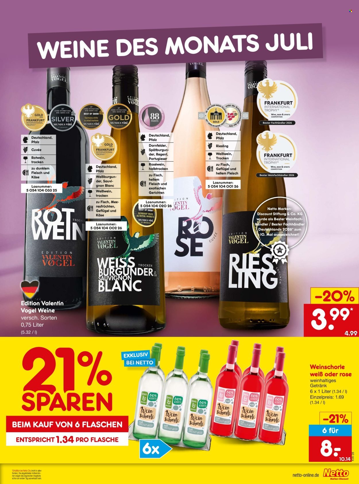 NETTO MARKEN-DISCOUNT Prospekt - Ab Montag 6.07.2026