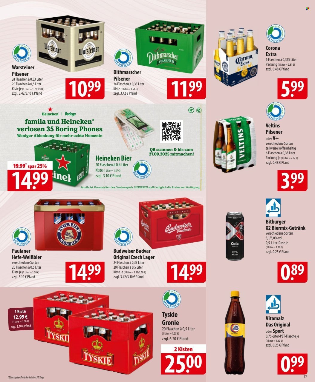 FAMILA Prospekt - Ab Montag 15.09.2025 (2025-09-15 - 2025-09-20) | 17