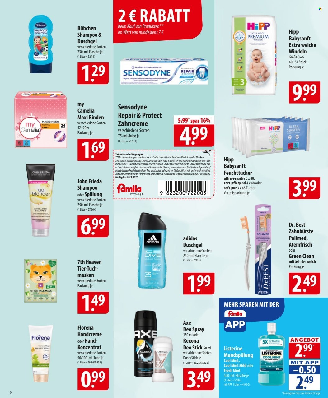 FAMILA Prospekt - Ab Montag 15.09.2025 (2025-09-15 - 2025-09-20) | 18