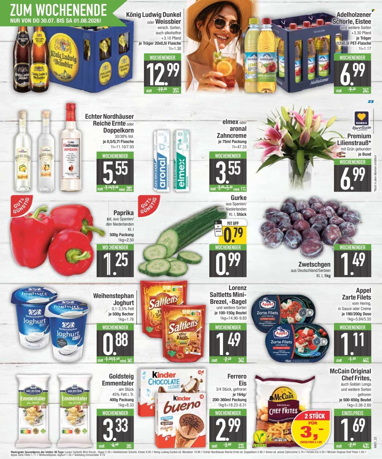 EDEKA Prospekt - Ab Montag 27.07.2026