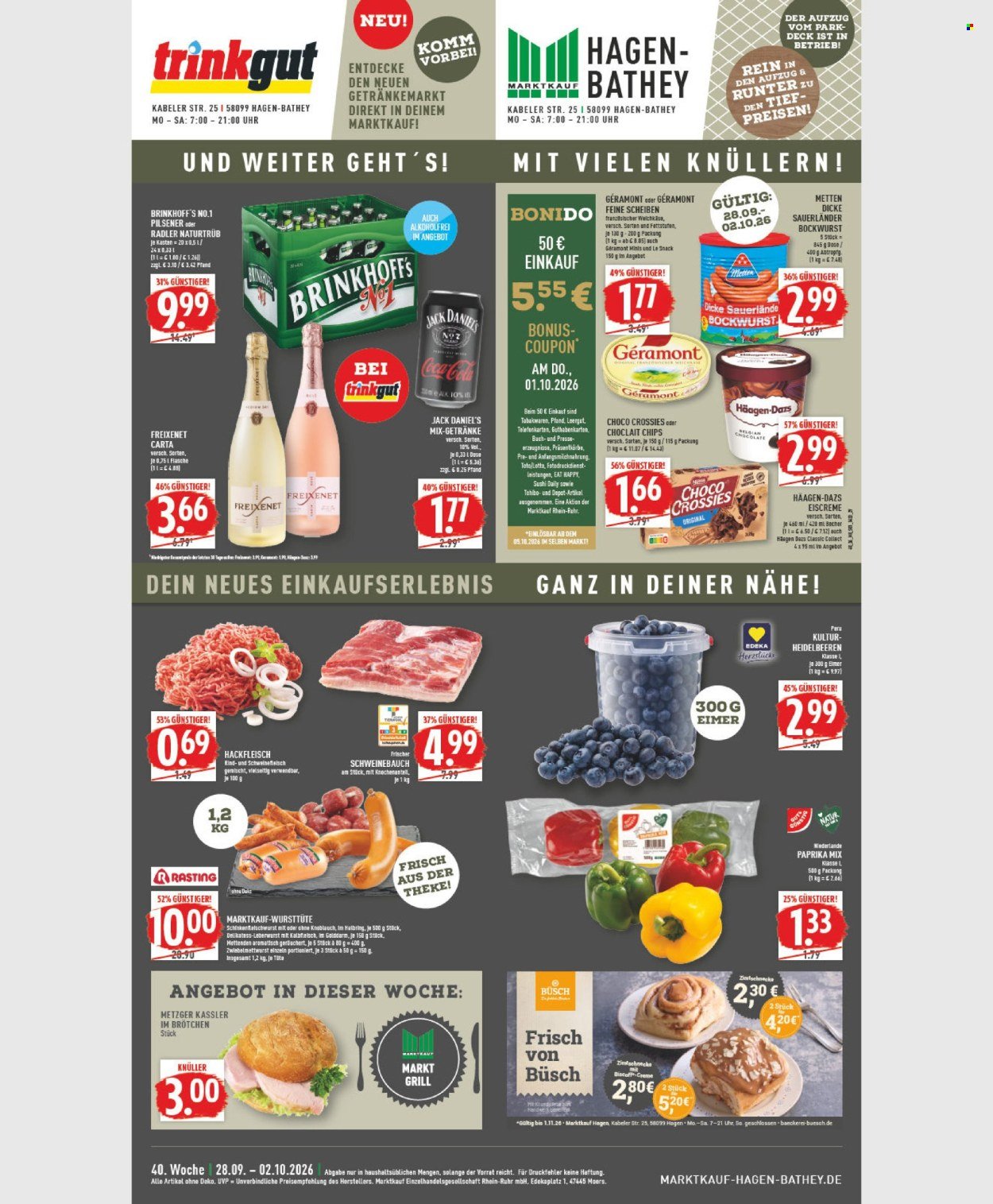 MARKTKAUF Prospekt - Ab Montag 28.09.2026