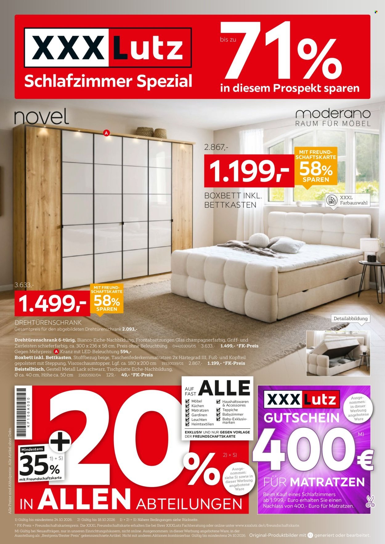 XXXLUTZ Prospekt - Schlafzimmer Spezial
