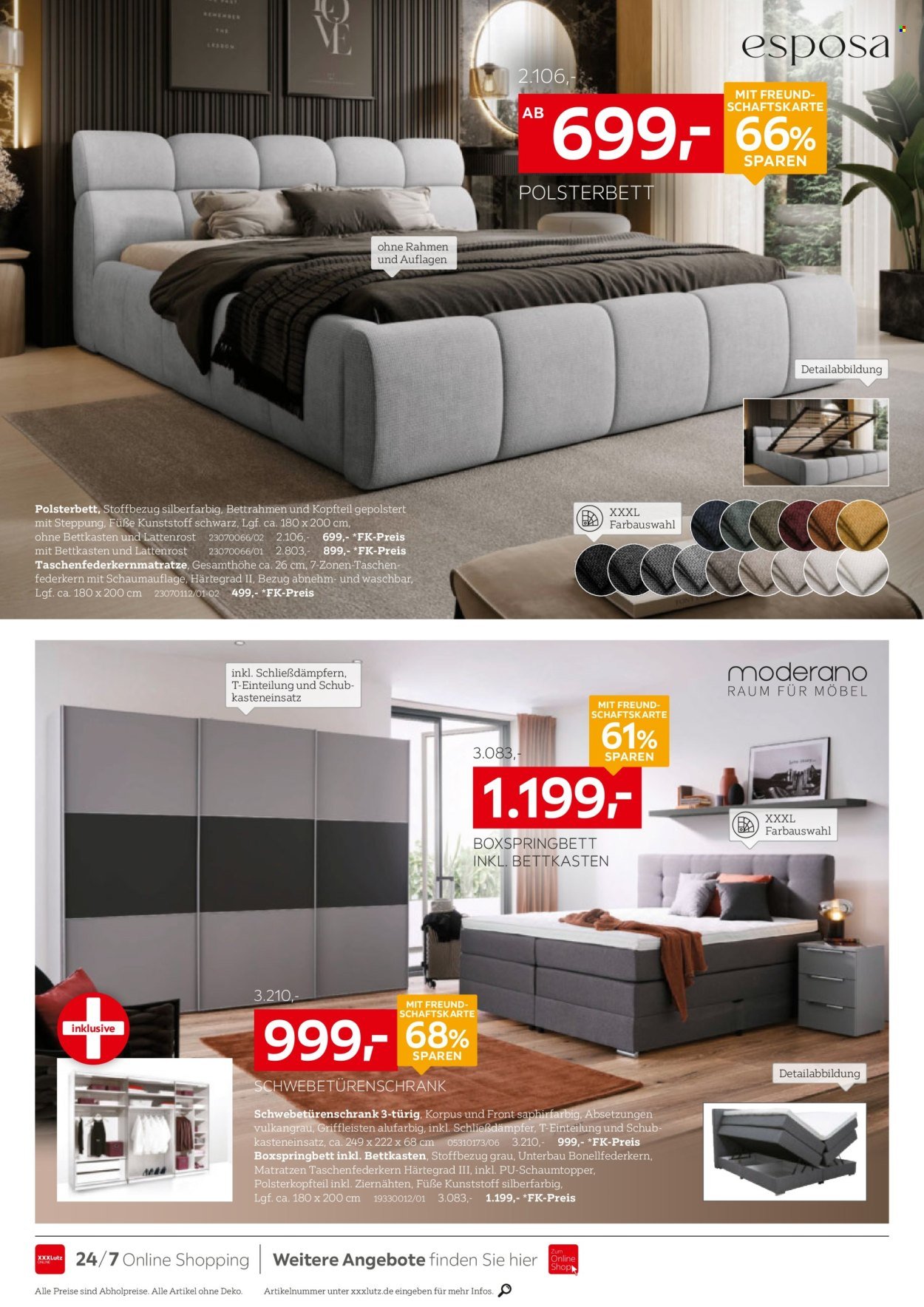 XXXLUTZ Prospekt - Schlafzimmer Spezial