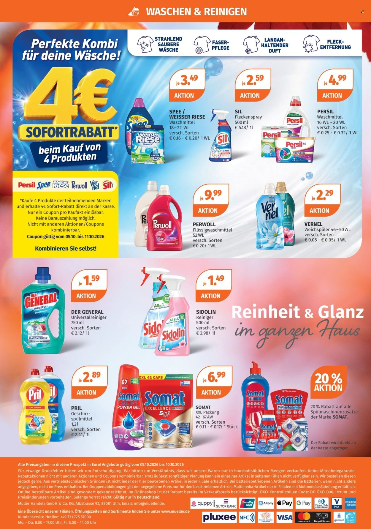 MÜLLER Prospekt - Angebote für einen glanzvollen Herbst!