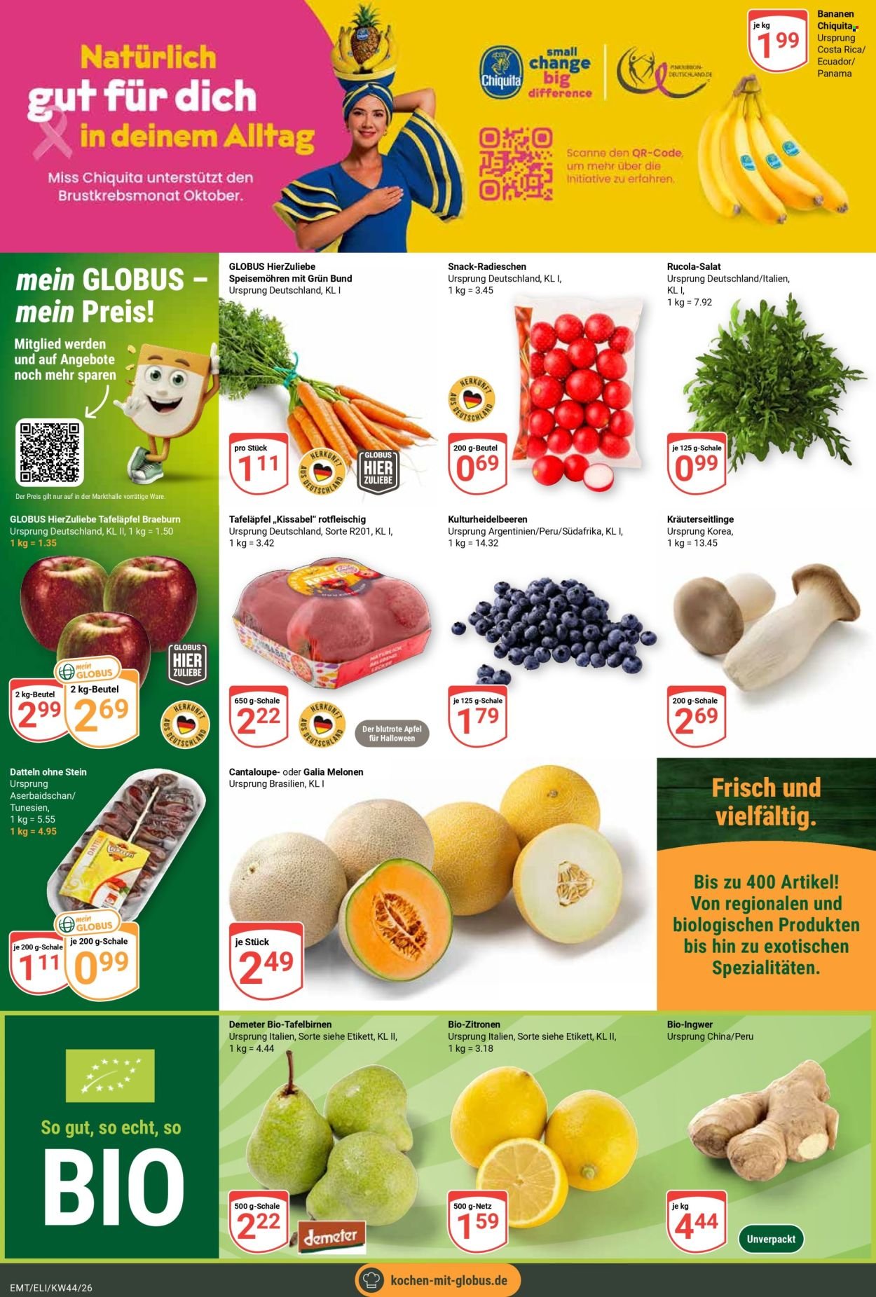 GLOBUS Prospekt - Ab Montag 26.10.2026