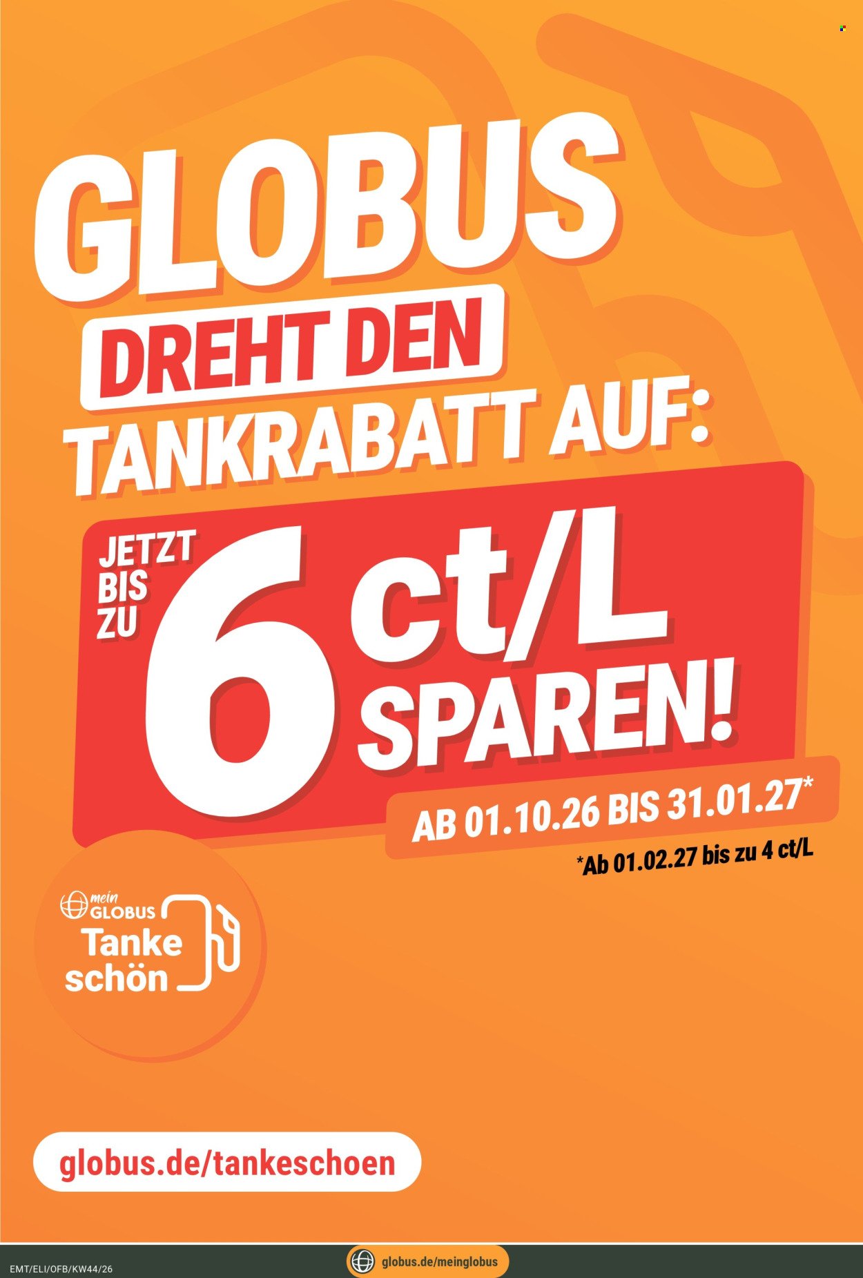 GLOBUS Prospekt - Ab Montag 26.10.2026