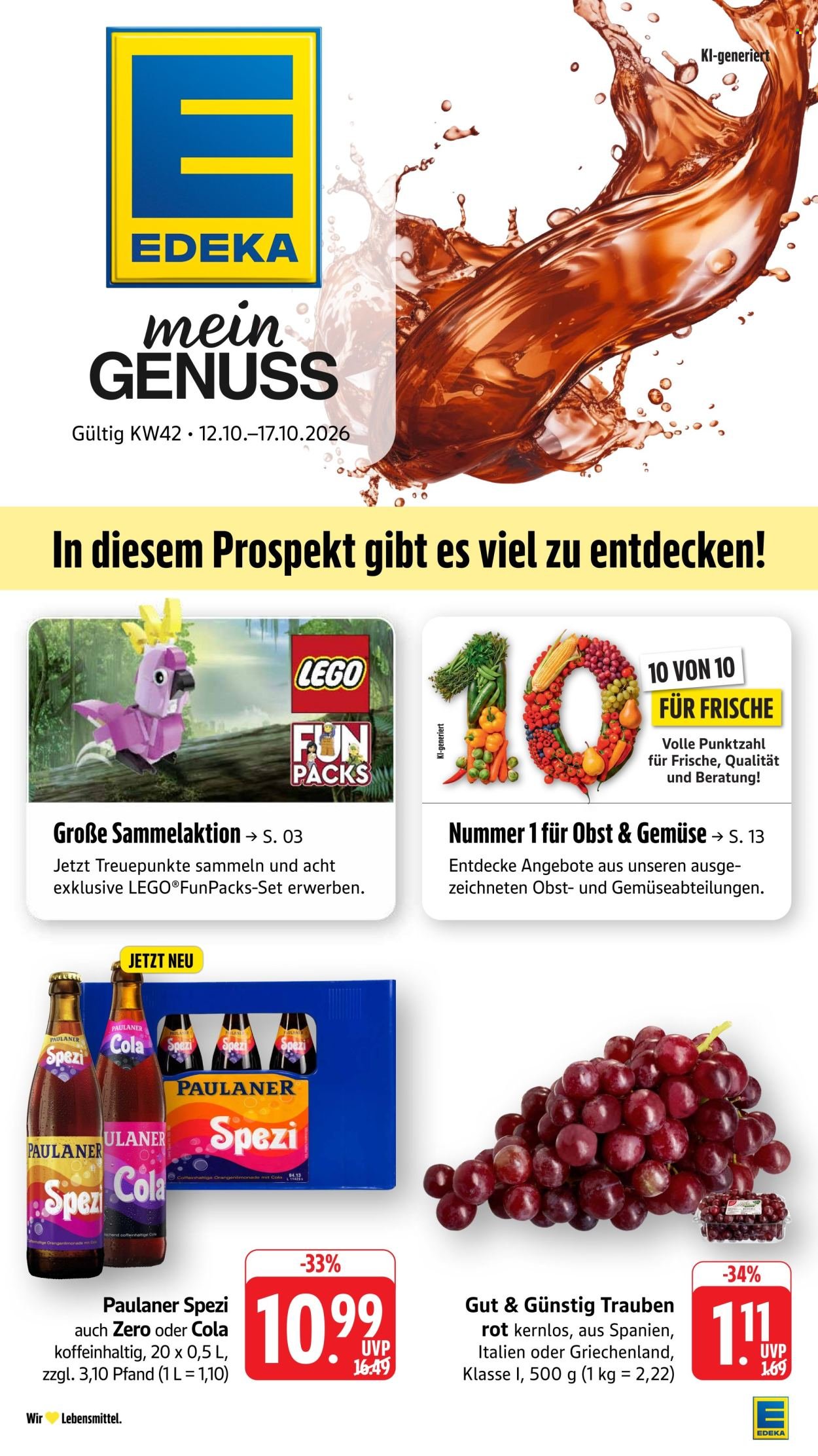 EDEKA Prospekt - Ab Montag 12.10.2026