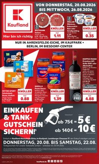 KAUFLAND Prospekt - Ab Donnerstag 20.08.2026