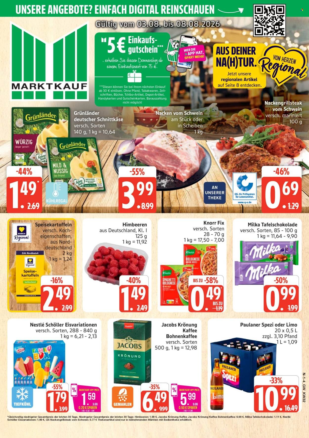 MARKTKAUF Prospekt - Ab Montag 3.08.2026