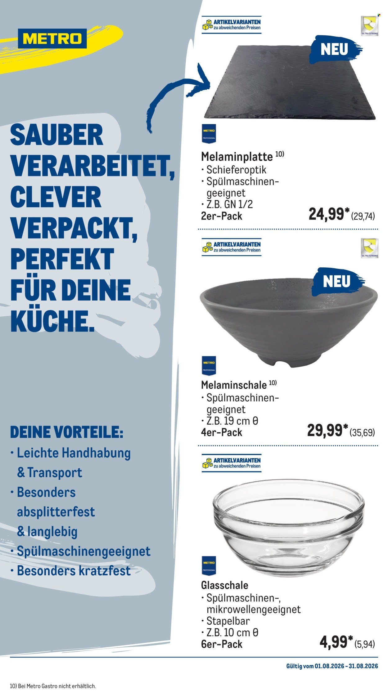 METRO Prospekt - Monats-Menü