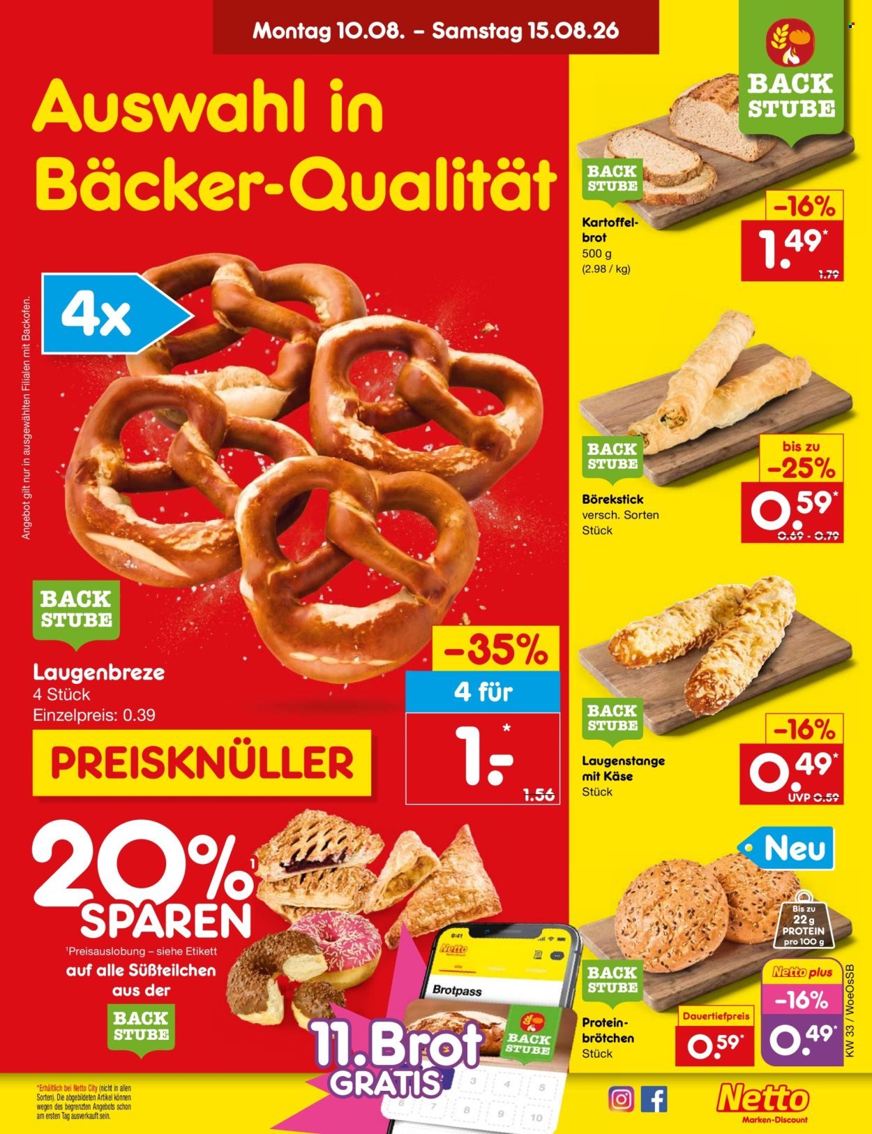 NETTO MARKEN-DISCOUNT Prospekt - Ab Montag 10.08.2026