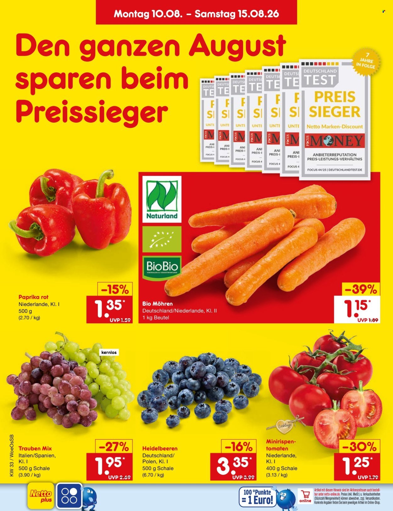 NETTO MARKEN-DISCOUNT Prospekt - Ab Montag 10.08.2026