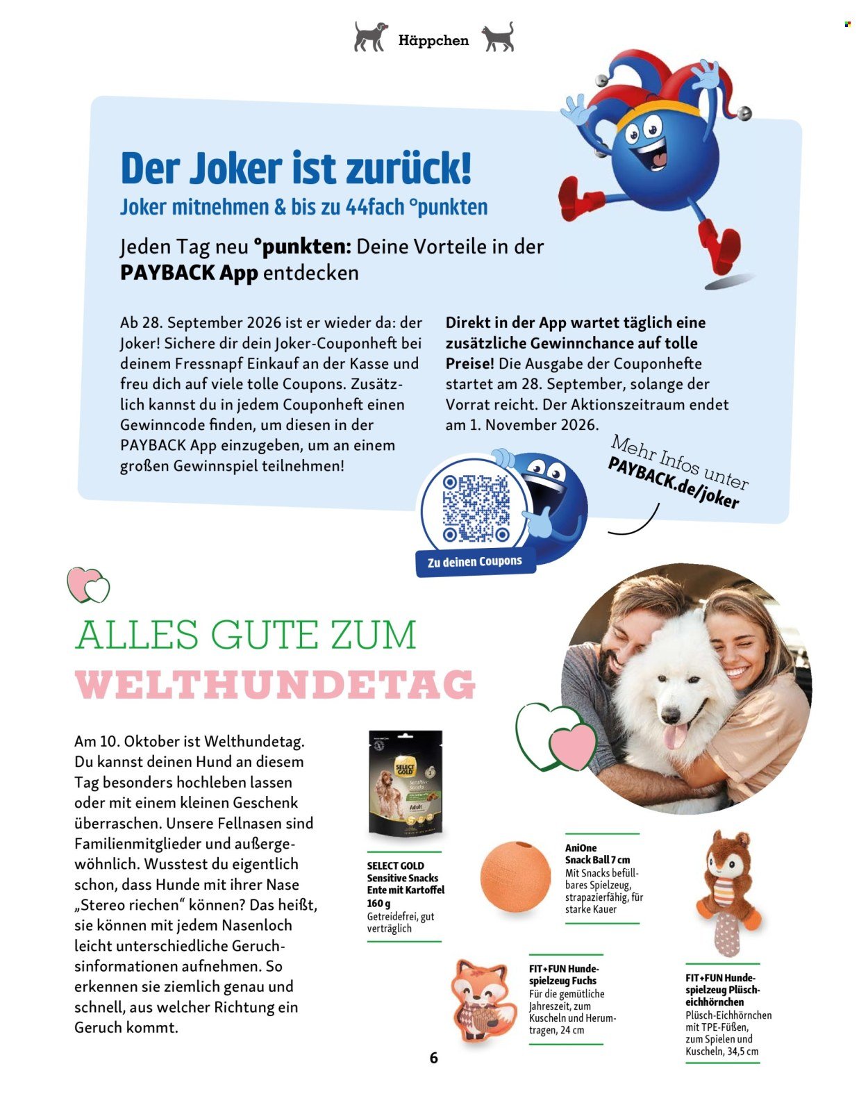 FRESSNAPF Prospekt - Ab Dienstag 1.09.2026