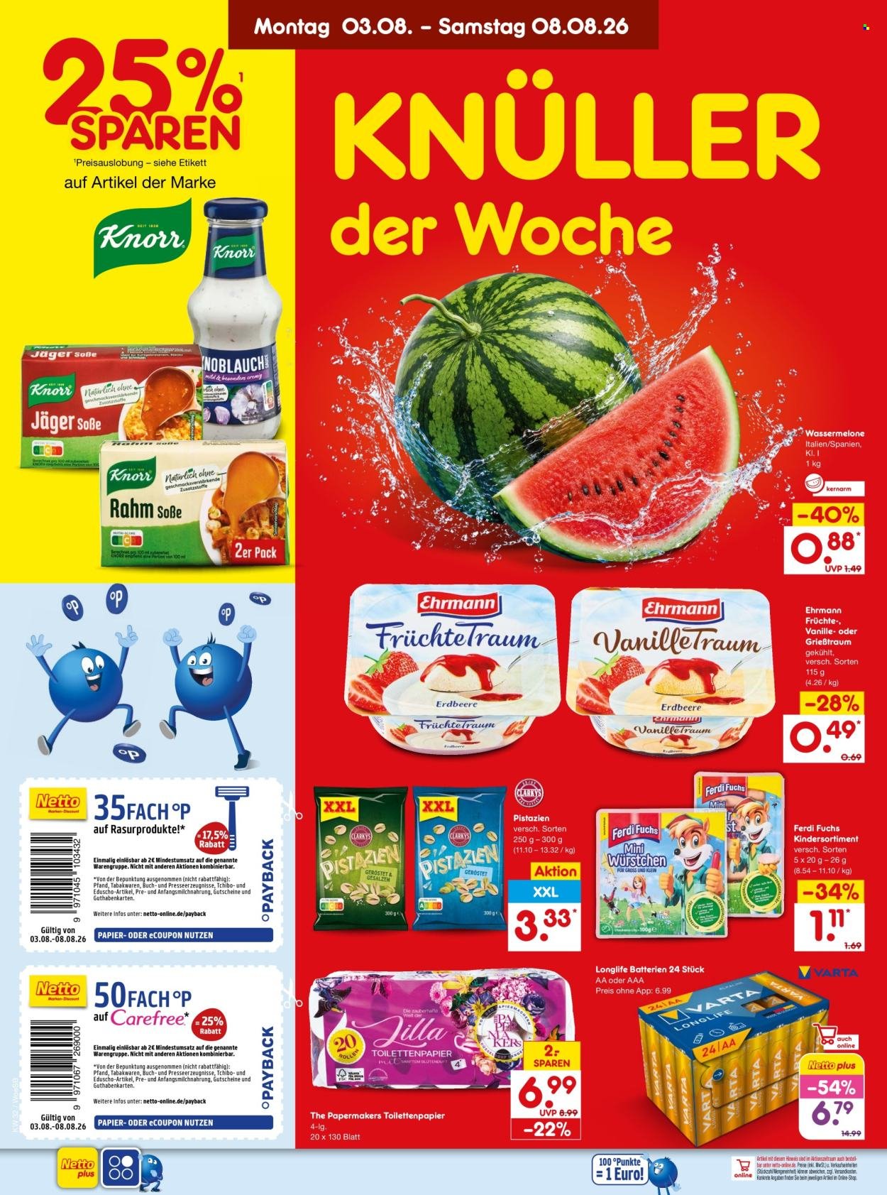 NETTO MARKEN-DISCOUNT Prospekt - Ab Montag 3.08.2026