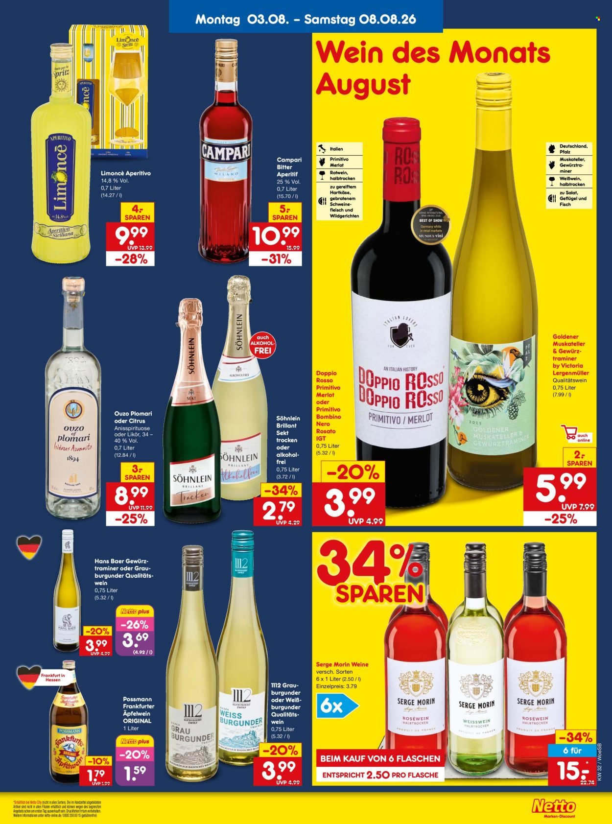 NETTO MARKEN-DISCOUNT Prospekt - Ab Montag 3.08.2026