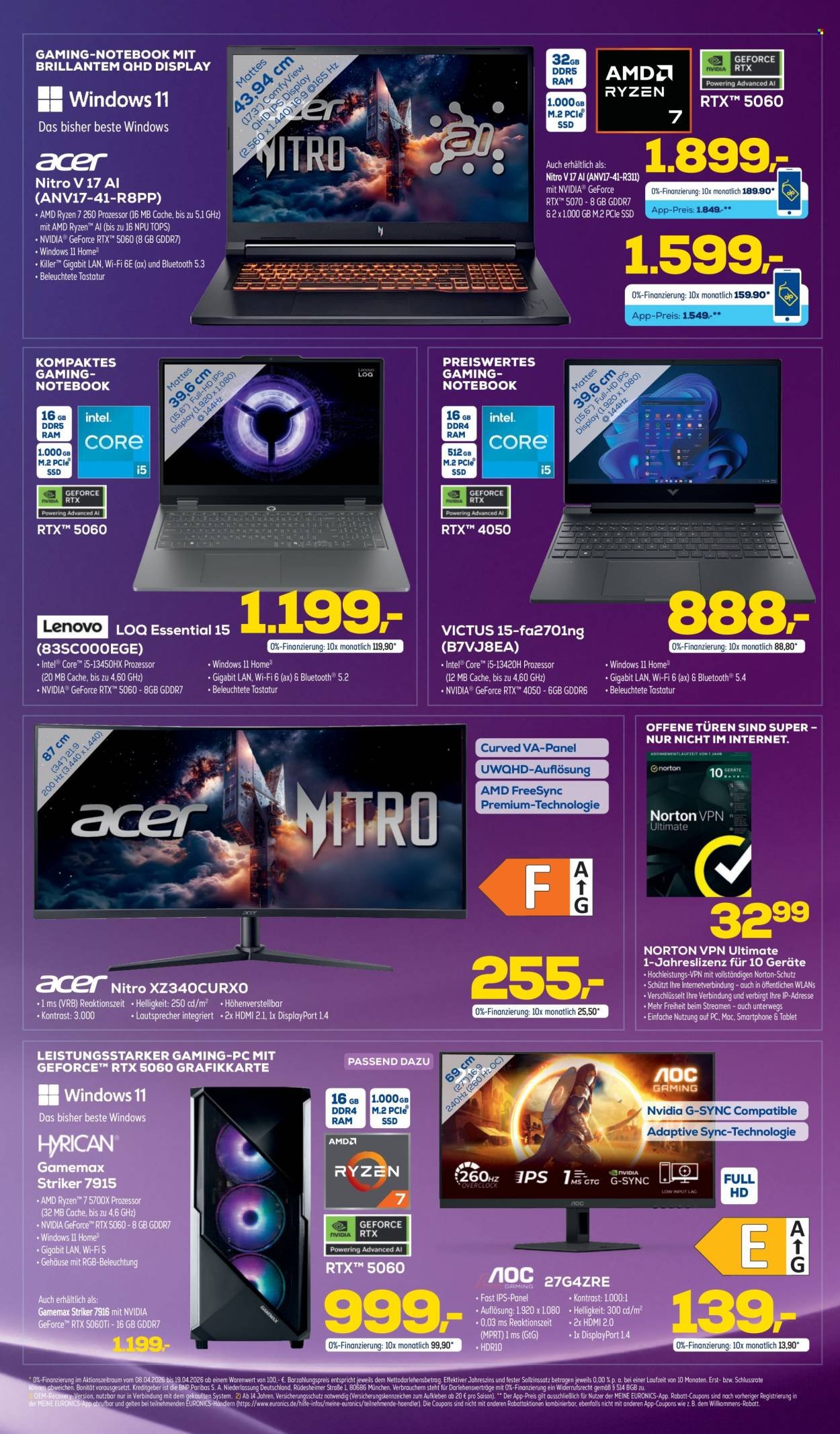 EURONICS Prospekt - Ab Mittwoch 8.04.2026