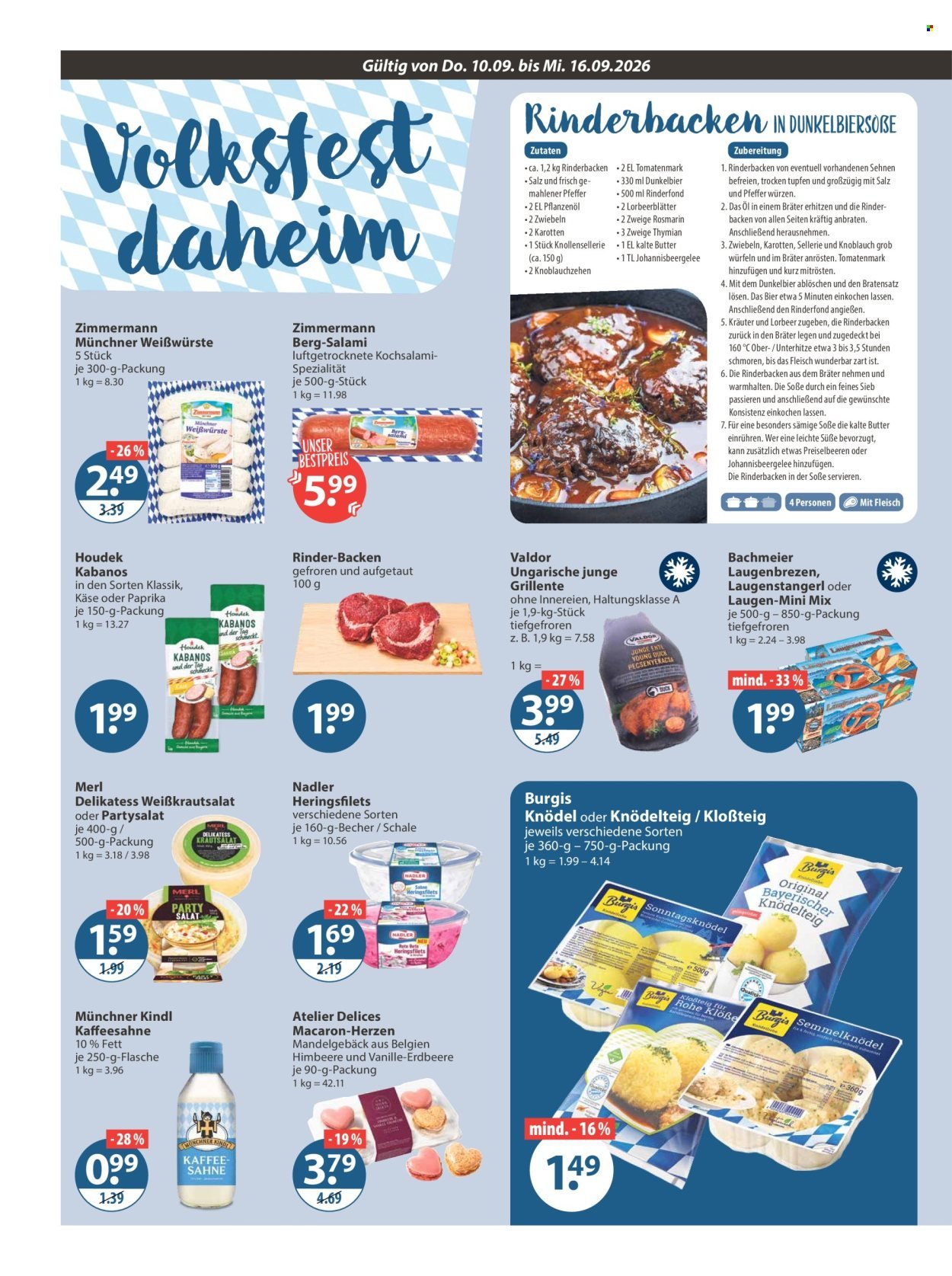 V-MARKT Prospekt - Ab Donnerstag 10.09.2026