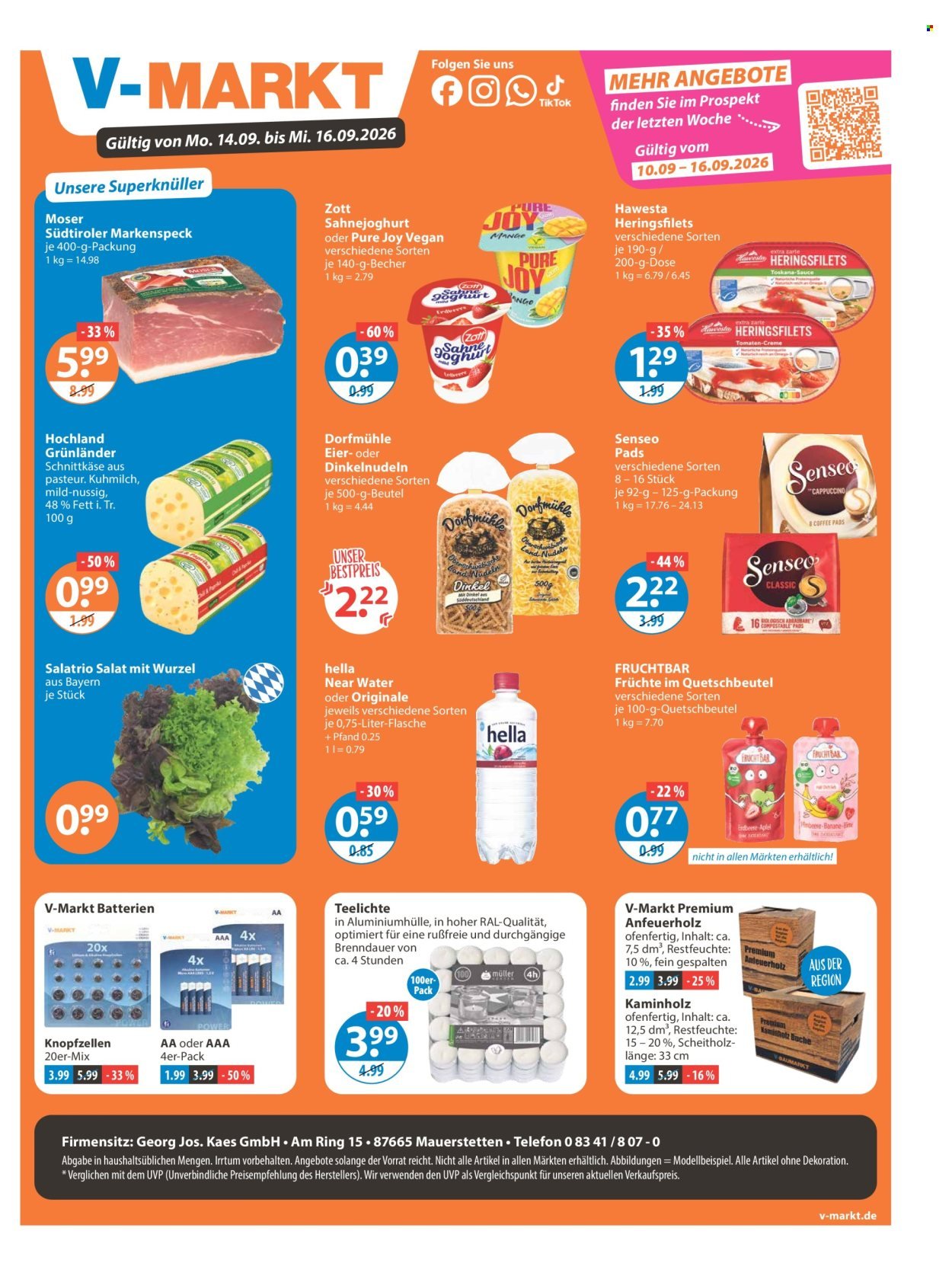 V-MARKT Prospekt - Ab Donnerstag 10.09.2026