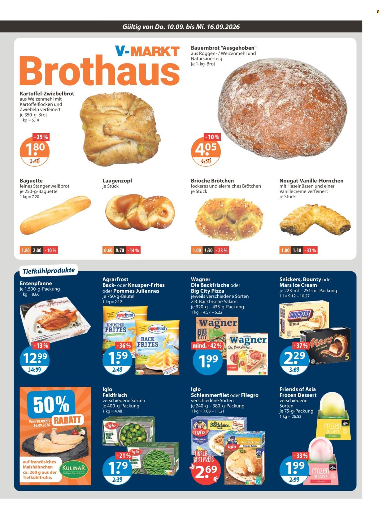 V-MARKT Prospekt - Ab Donnerstag 10.09.2026