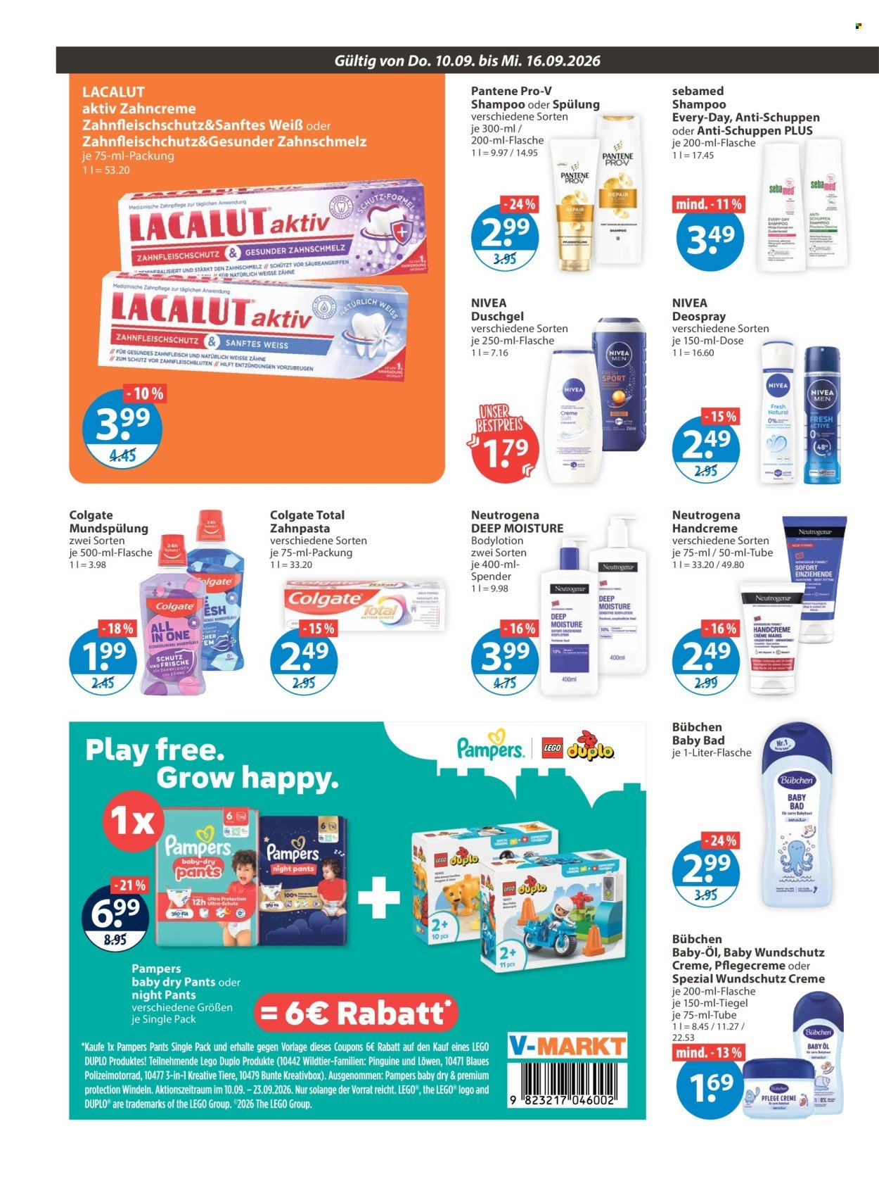 V-MARKT Prospekt - Ab Donnerstag 10.09.2026