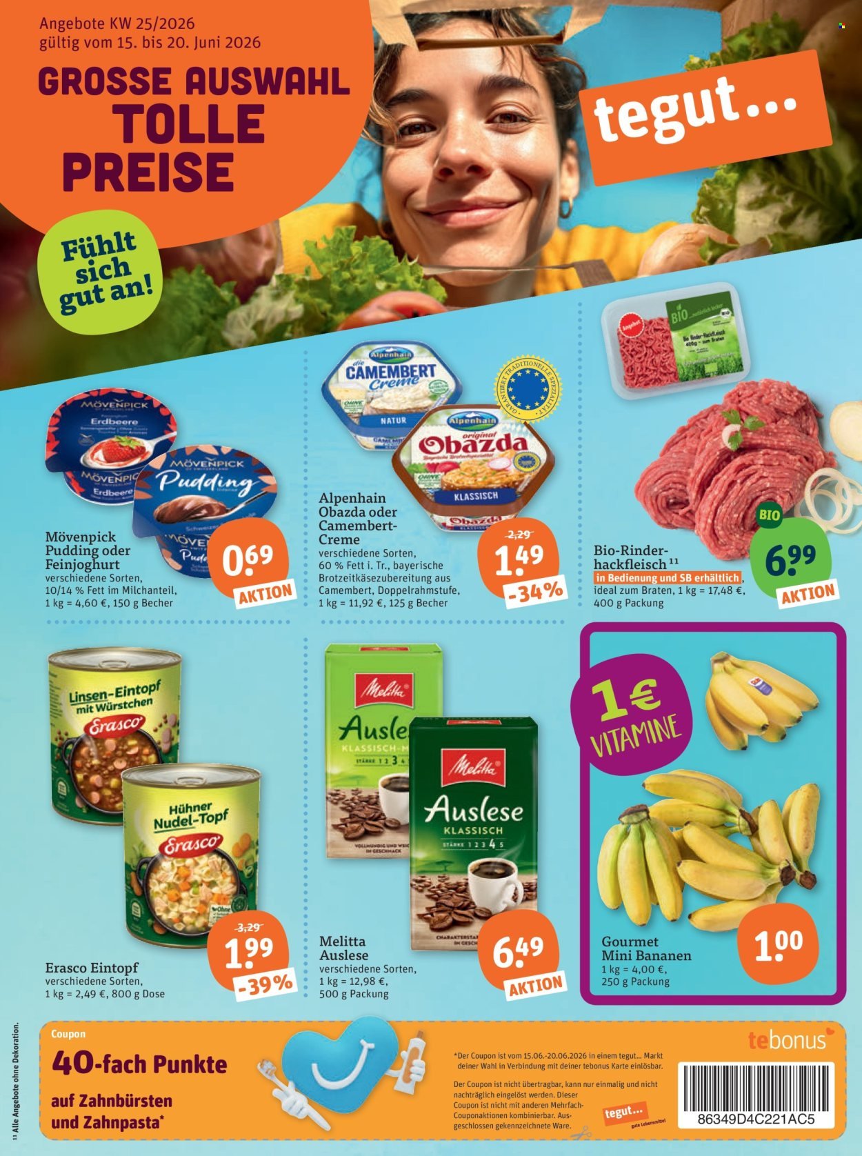 TEGUT... Prospekt - Ab Montag 15.06.2026